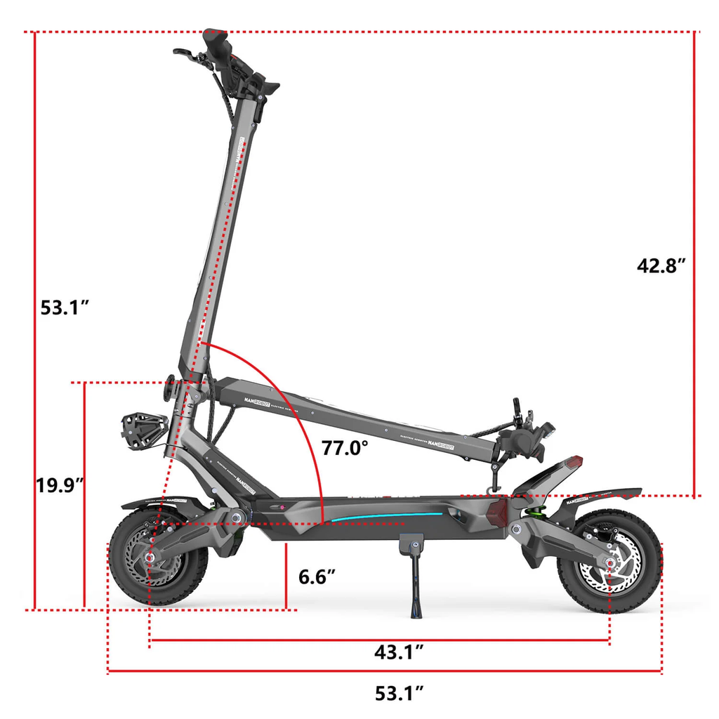 40 MPH Electric Scooter Nanrobot